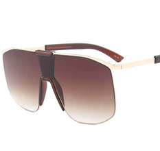 Sunglasses, One-Piece Big Frame Sunglasses
