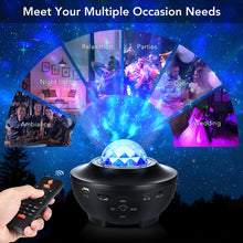 360° Black Starry Night Projector