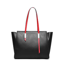 Spacious One-Shoulder Leather Tote