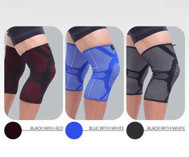 Lightweight Breathable Knitted Knee Support for Sports