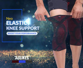 Lightweight Breathable Knitted Knee Support for Sports